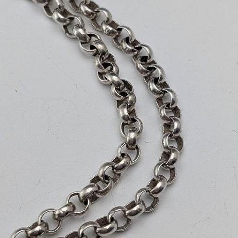 1977 British pure silver Jubilee ingot pendant 31g with pure silver necklace BJK